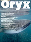 Oryx magazine Cover by Andy Murch